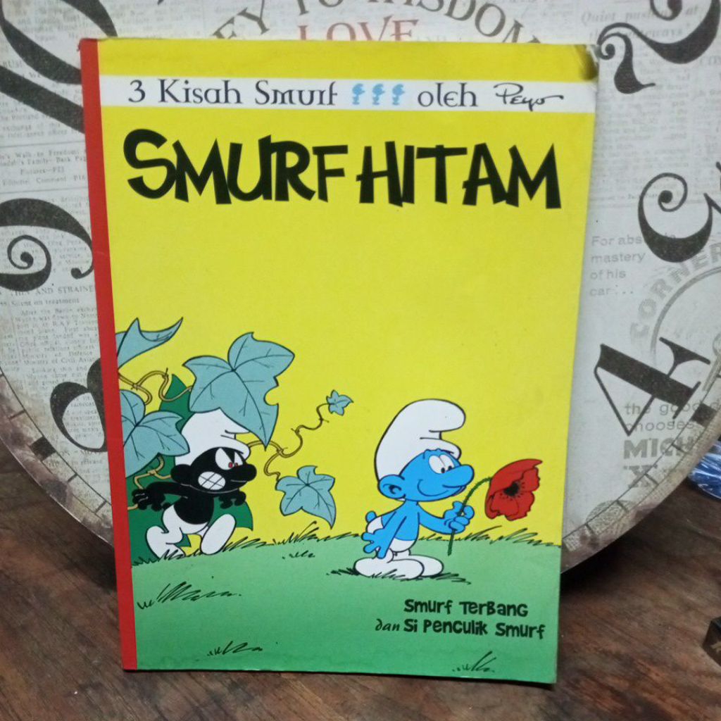 komik kisah smurf , smurf hitam