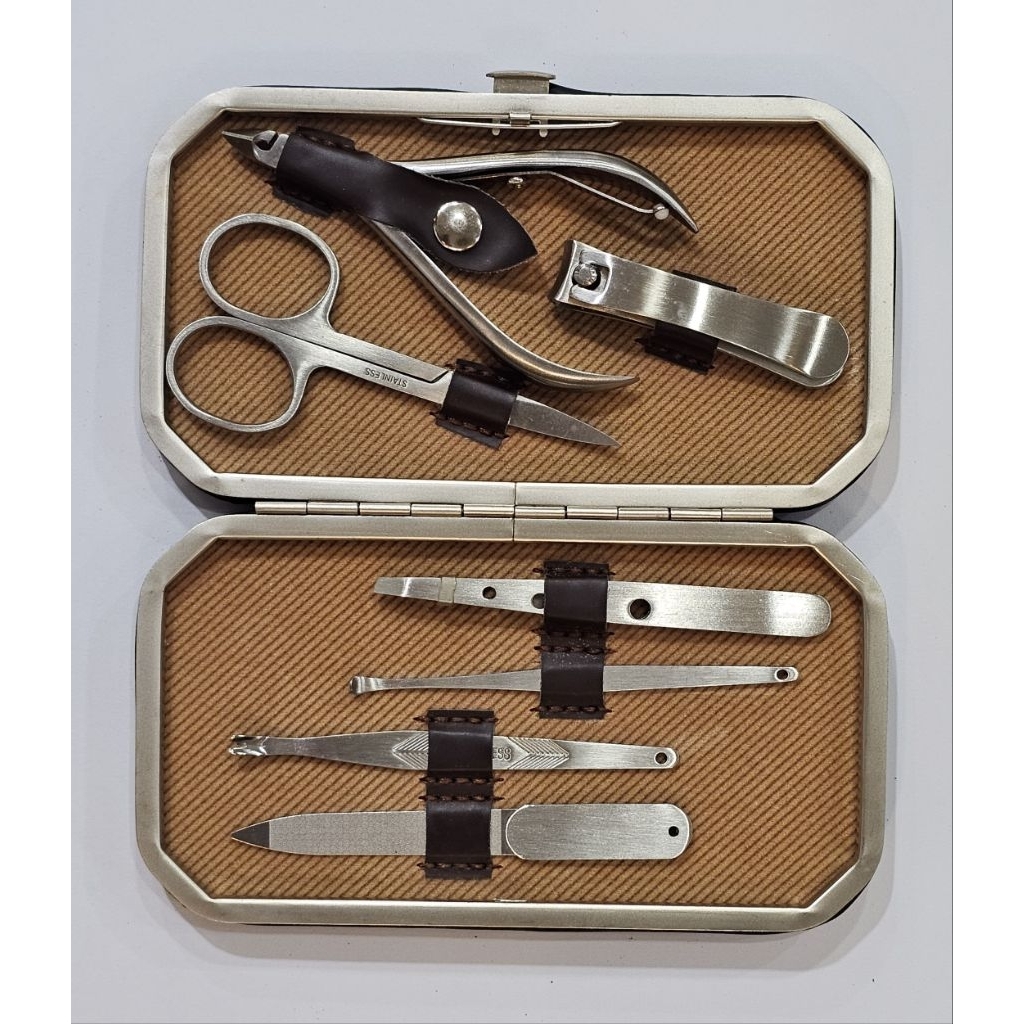 nail file box set isi 7 gunting kuku clipper file