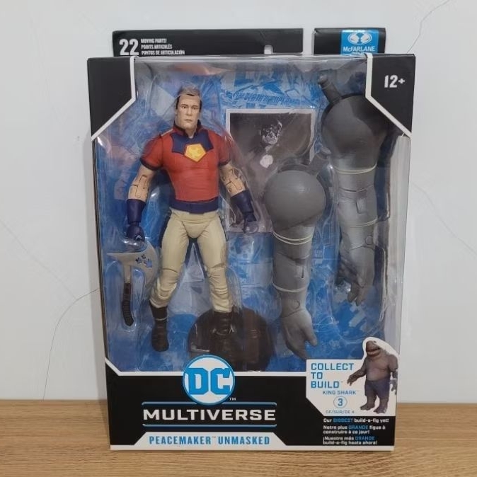 Mcfarlane Peacemaker Unmasked John Cena Suicide Squad DC Multiverse Figure