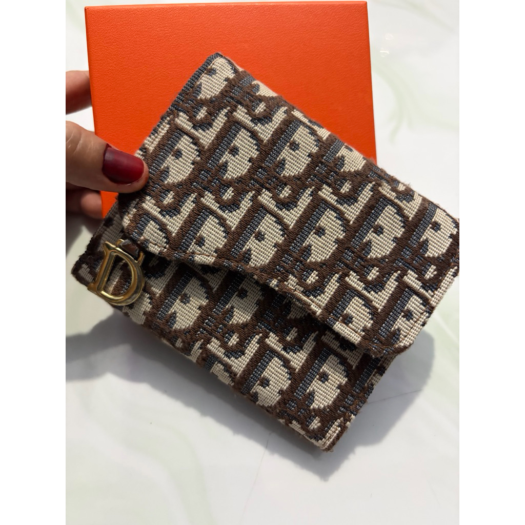 DOMPET DIOR bahan Kanvas