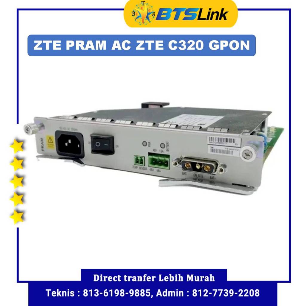 ZTE PRAM AC ZTE C320 gpon power suplay