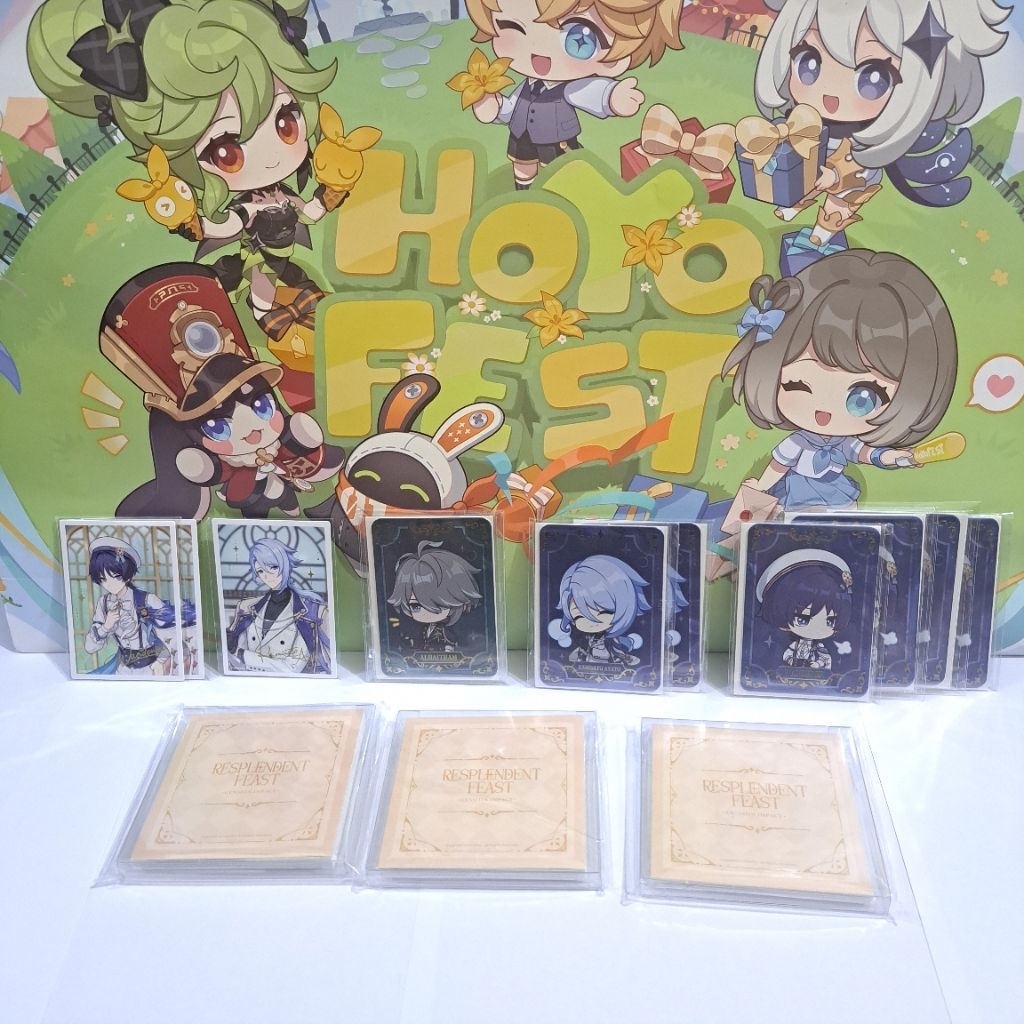 Genshin Resplendent Feast Card - Official Genshin Merchandise