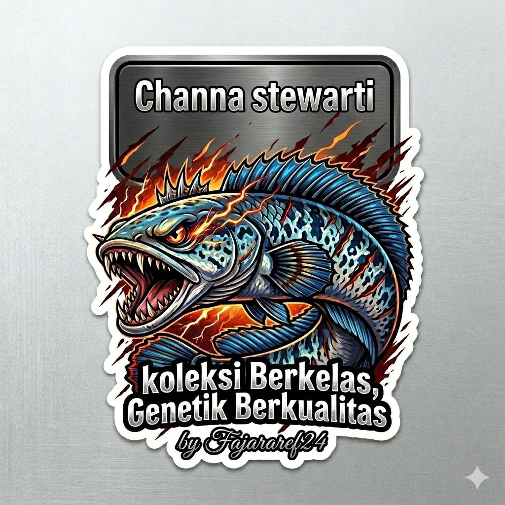 Stiker Channa stewarti