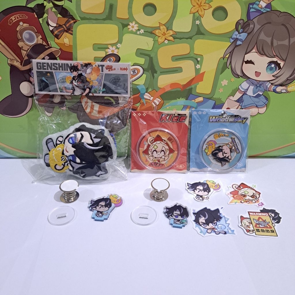 Genshin x Nestle Klee & Wriothesley Limited Merchandise - Official Genshin Colaboration Merchandise