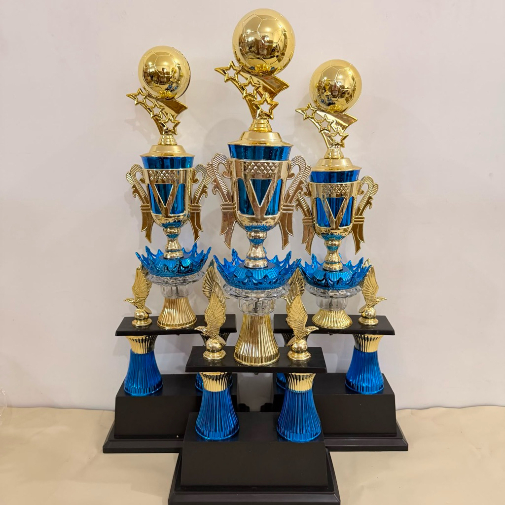 Trophy / Piala Bergilir Sepakbola Futsal 2 Kaki Jumbo Body14