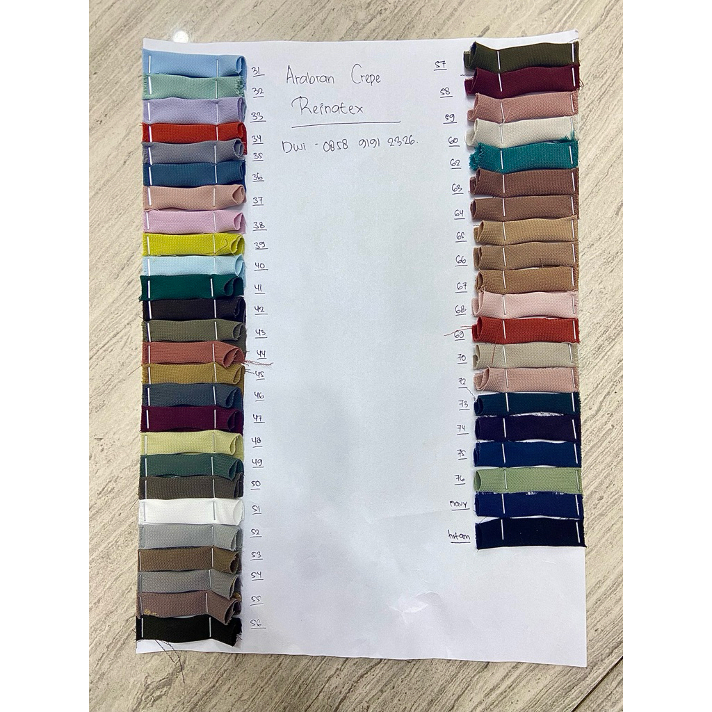 KATALOG Arabian Crepe