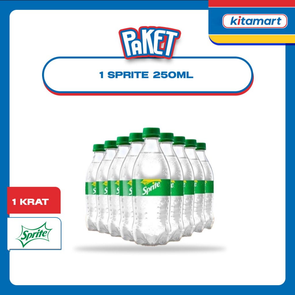 SODA SPRITE 250 ML ISI 12 PCS