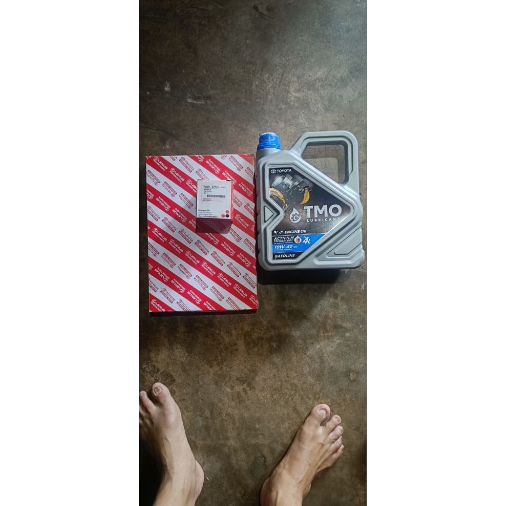 gratis filter oli + filter hawa Avanza VVT-i paket ganti oli TMO 4liter TMO biru SAE 10W-40