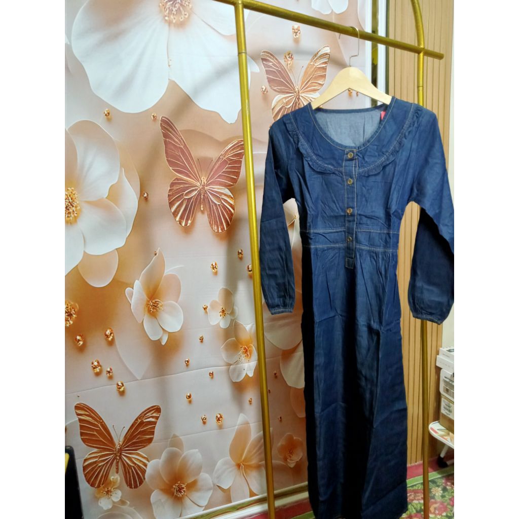Gamis Jeans Denim Premium