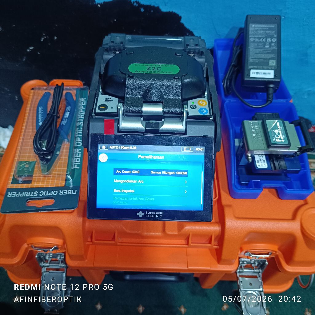 splicer backbone sumitomo z2c second masih bagus
