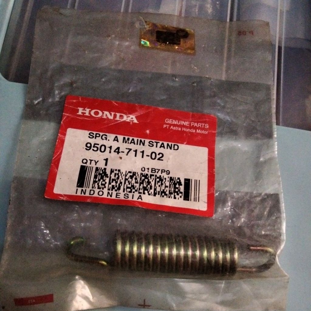 95014 711 02 Spring main stand per standa tengah dua 2 honda supra x 125 blade revo original ahm
