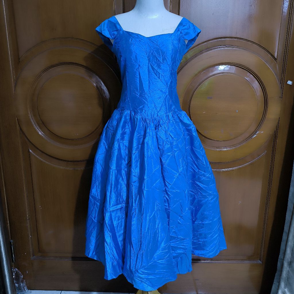 dress vintage pinggang viktoria Aloha Emika ld besar