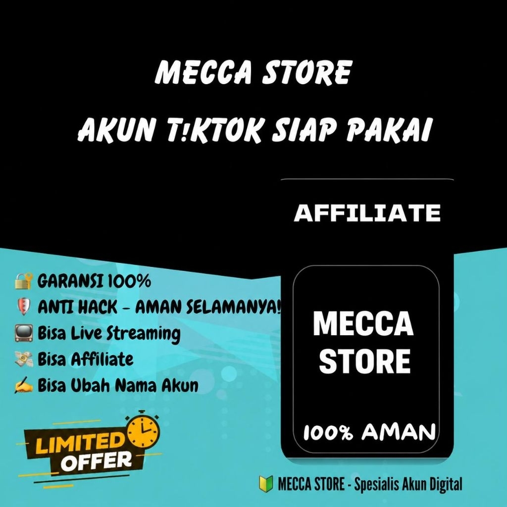 MECCA STORE | Akun T/kT0k Affiliate Premium