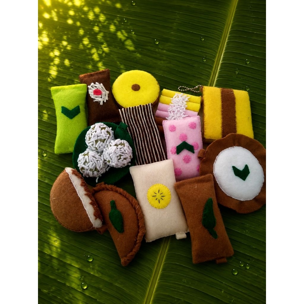 Replika Jajanan Pasar Flanel/Mainan Edukasi/Mainan Anak Anak