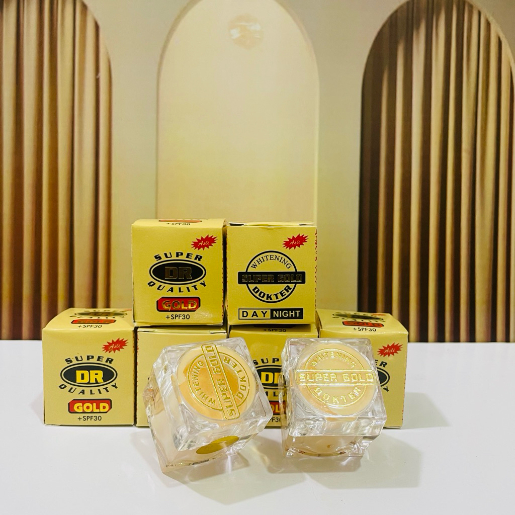 6 pcs Cream Dr dus Gold super