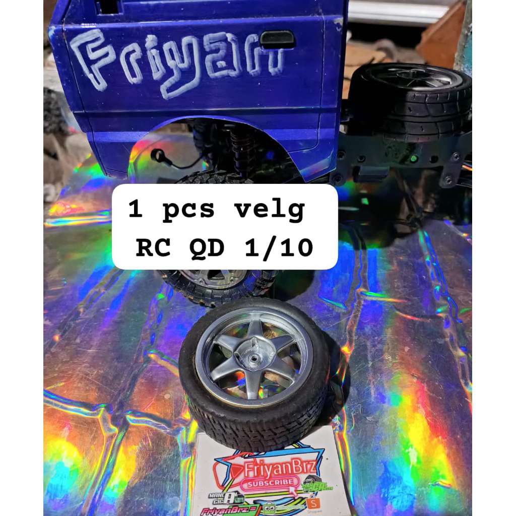 Velg RC QD 1/10 depan tanpa hex