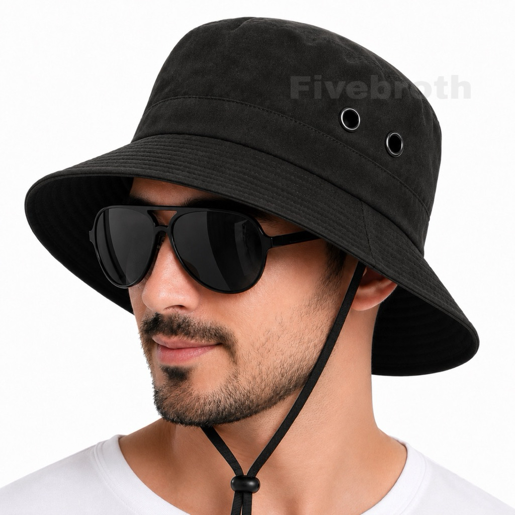 Pria Bucket Rimba Topi Bucket Rimba Polos Outdoor Distro Pria Rimba Polos Outdoor Distro Hight Quali