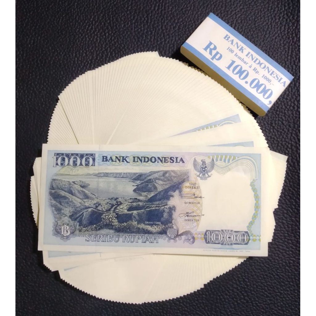 Uang Kertas 1000 Tahun 1992