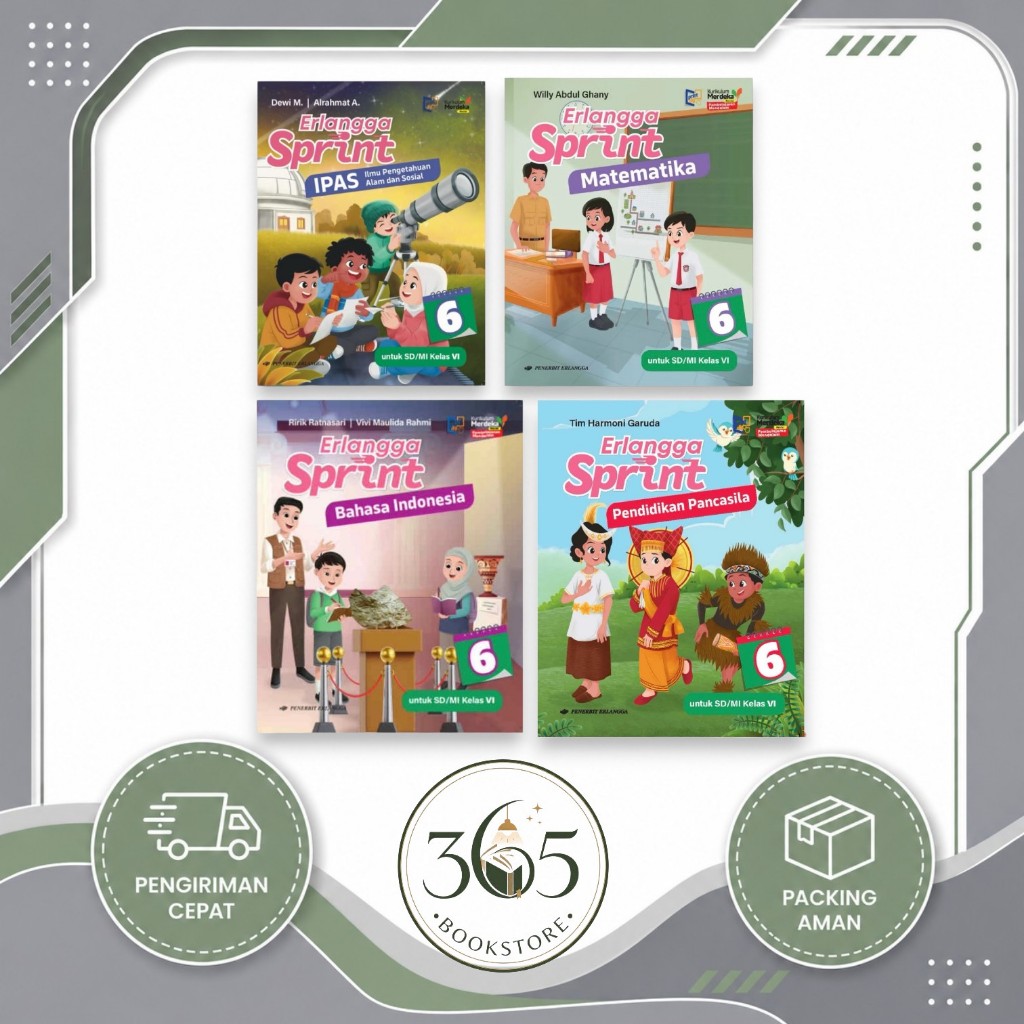 BUKU SPRINT IPAS REVISI - BUKU SPRINT MATEMATIKA PEMBELAJARAN MENDALAM - BUKU SPRINT BAHASA INDONESI