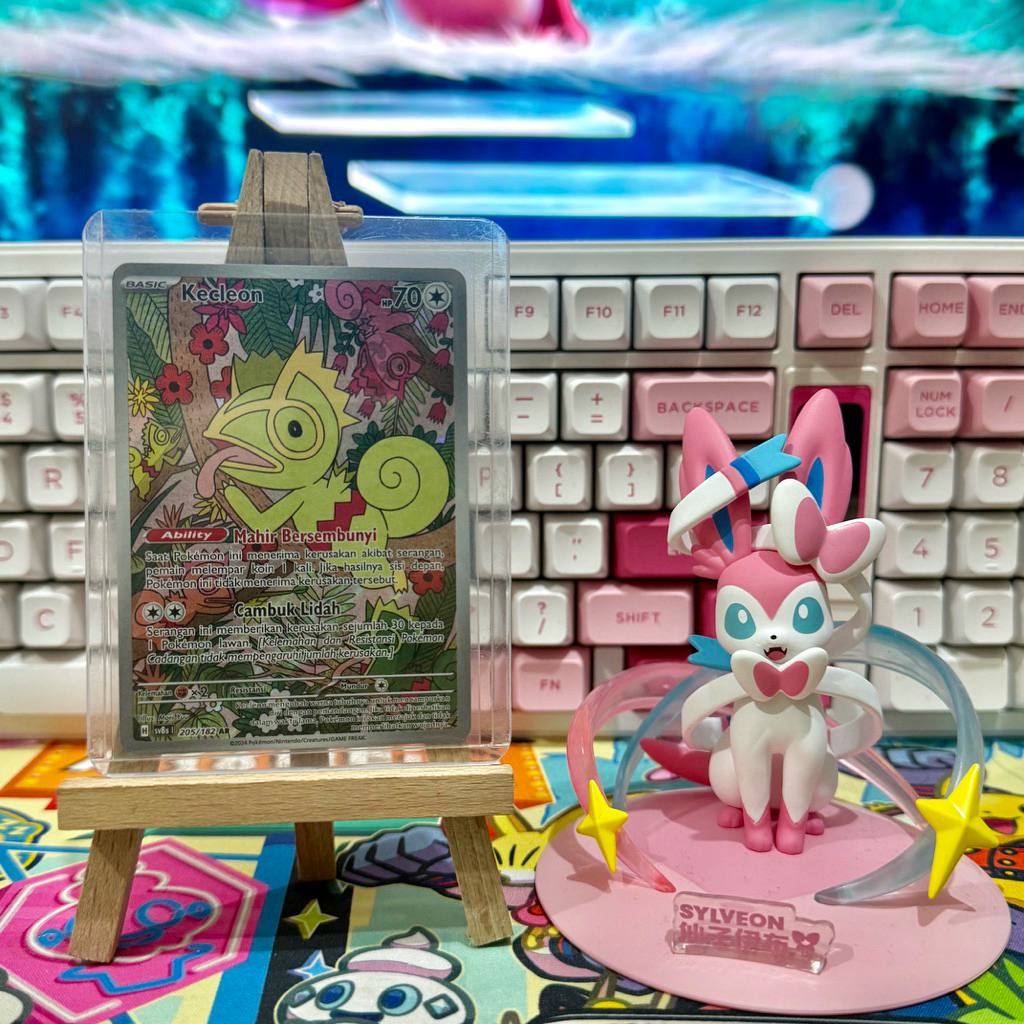 Pokemon Kecleon AR 205/182 Bahasa Indonesia Original Art Rare Kartu Pokemon