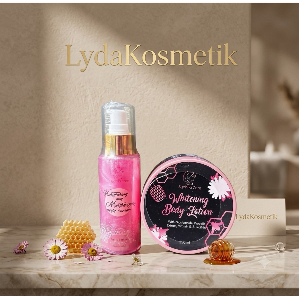 Paket Bundling Handbody Formula Lama POT 250ml + Body Serum Syahilacare