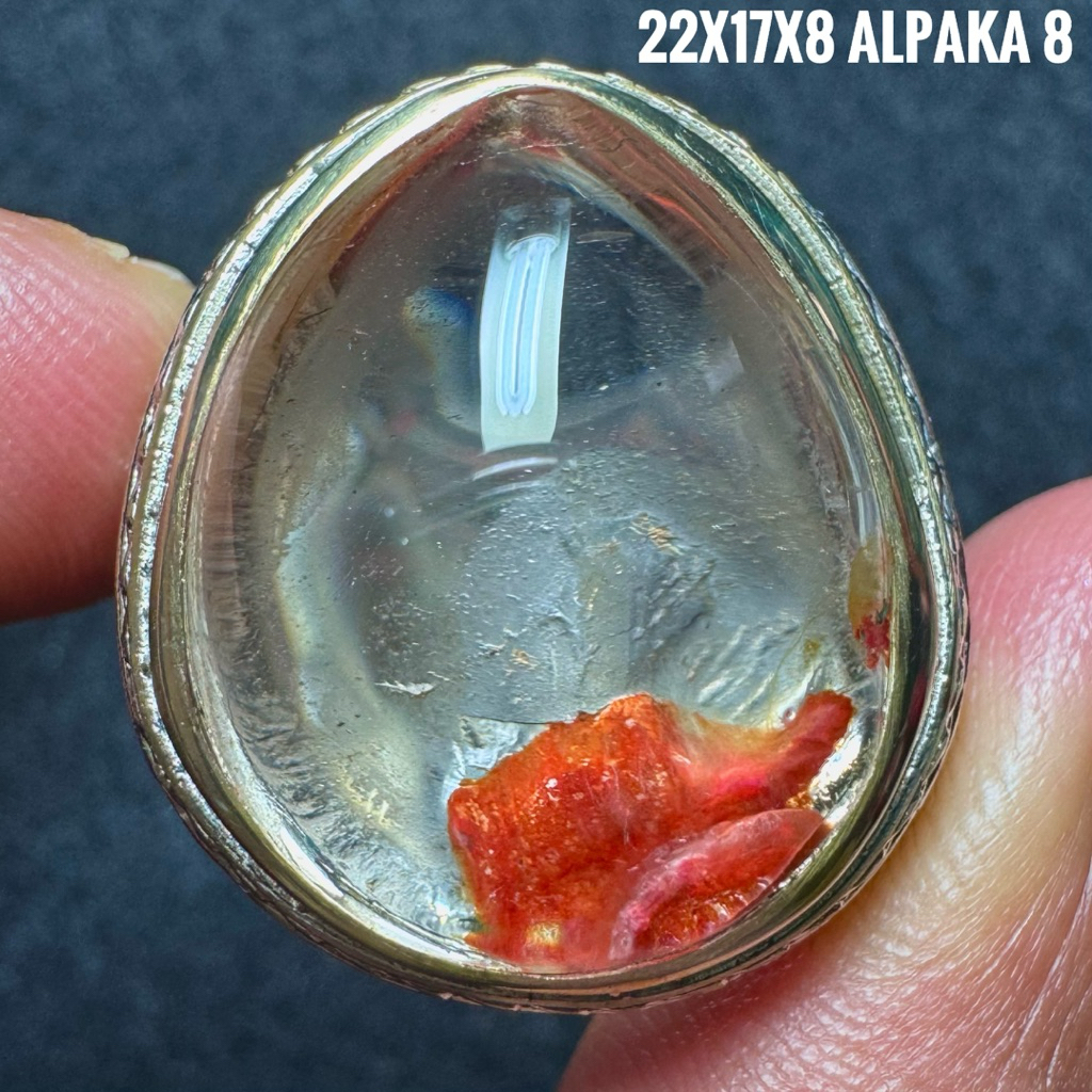 Cincin Batu Akik Natural Kecubung Karang