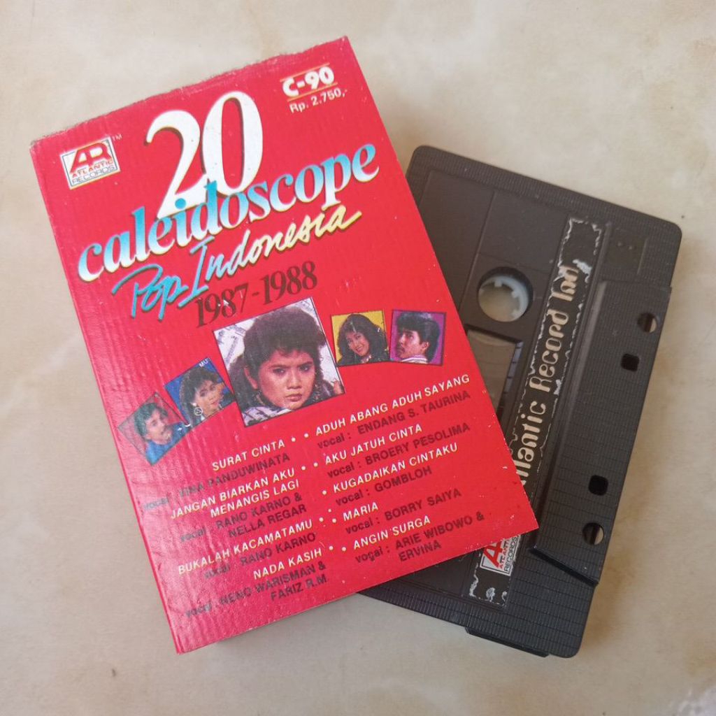 Kaset 20 Caleidoscope Pop Indonesia 1987-1988/atlantic recording
