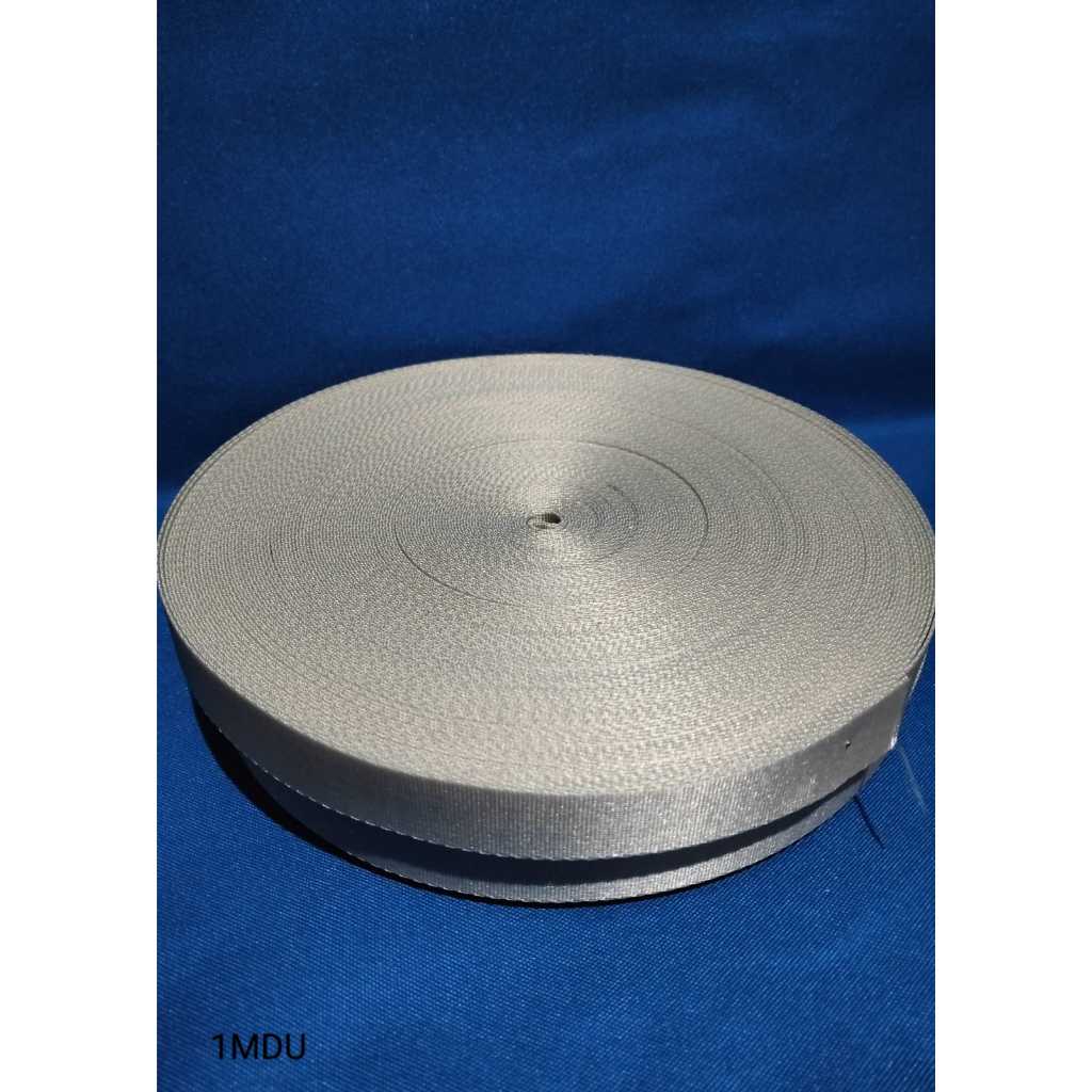 Lebar 2,5cm Motif 1MDU Abu Muda Tali Webbing PP Tali Tas