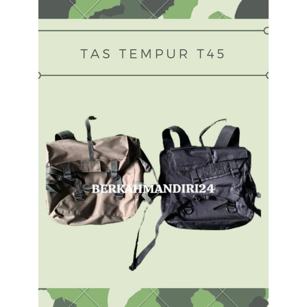 Tas Ransel Tempur T45 - TSK Ransel Army - Tas RPK T45 M 1945 StandarTNI