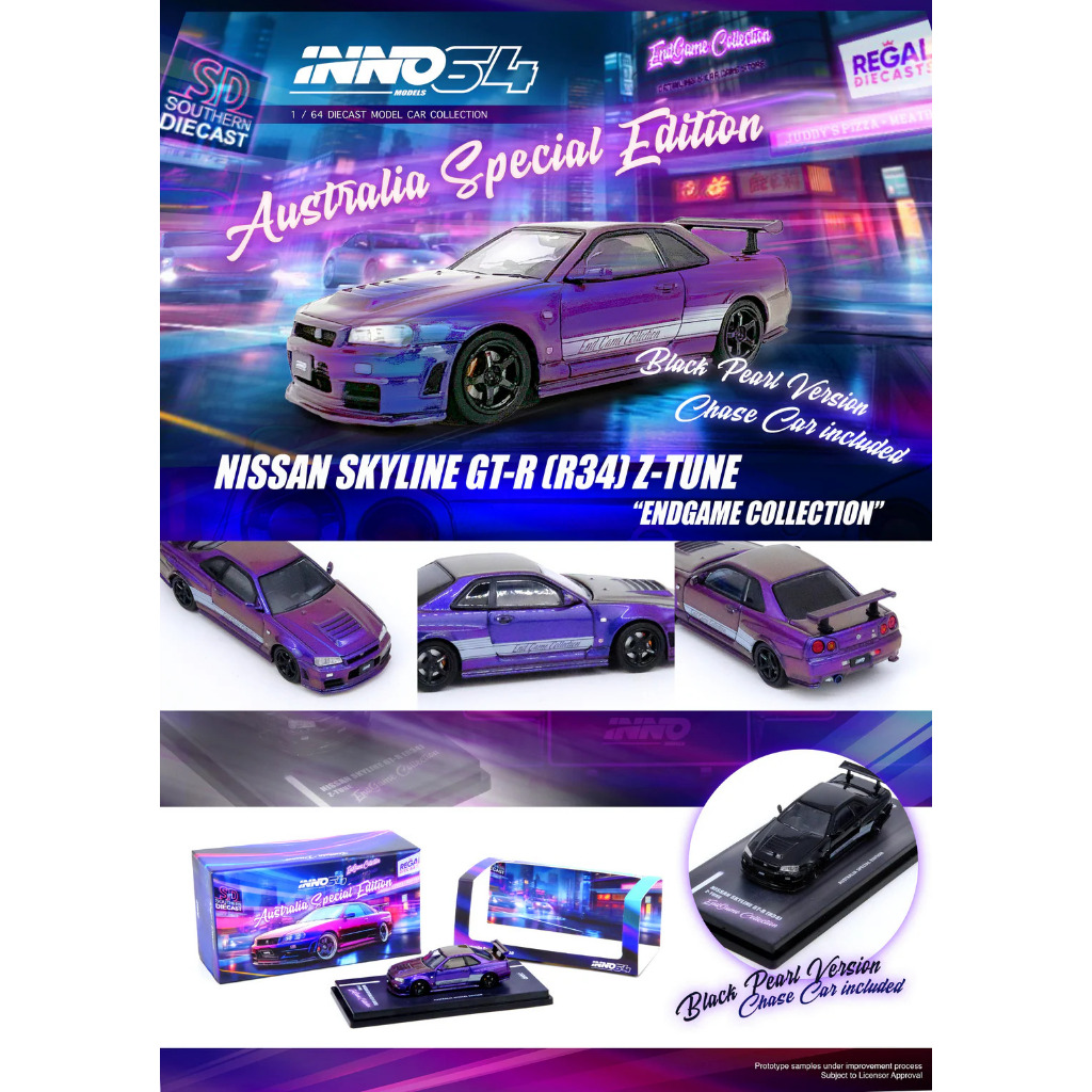 Inno64 Nissan SKYLINE GTR (R34) Z-TUNE "ENDGAME" Australia Special Edition