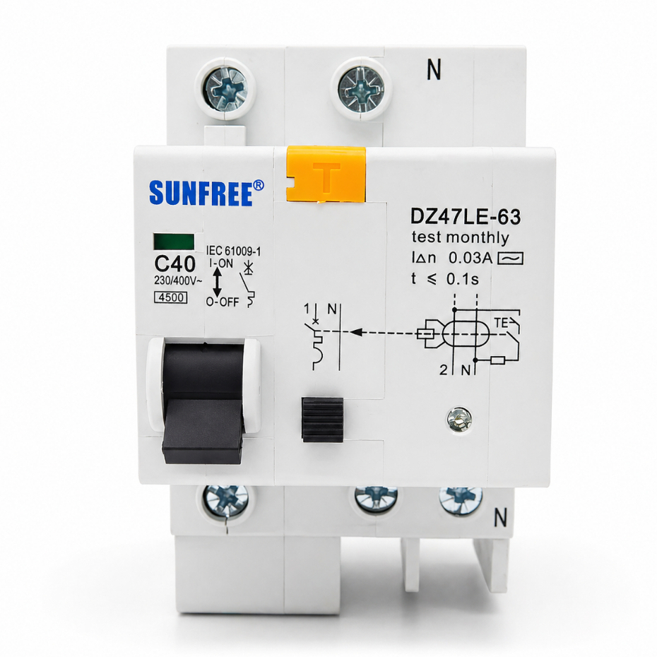 Anti Kontak Listrik Sunfree - ELCB 40 Ampere