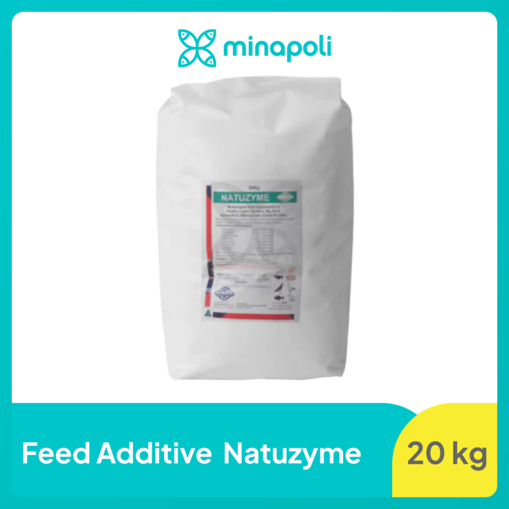 Natuzyme  Suplemen Enzyme Multi Enzim untuk Ternak Ayam Bebek Unggas & Ikan kemasan 1 kg