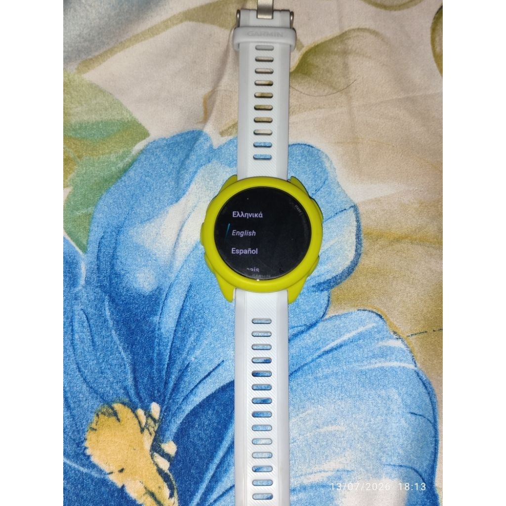 GARMIN FORERUNNER 165 WHITE SECOND SMART WATCH