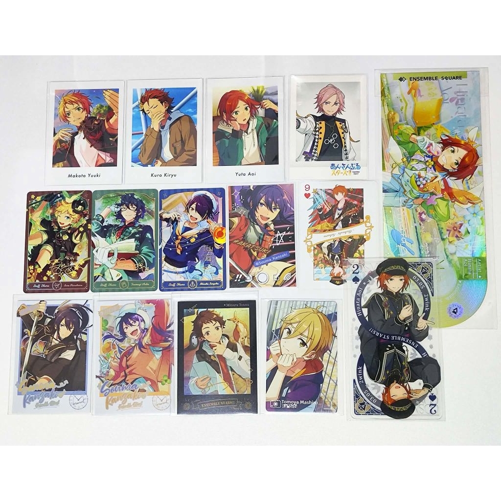 Ensemble Stars Enstars P.A Shots Pashakore Card Ticket Tsumugi Shinobu Souma Sora Kohaku Kuro Hinata