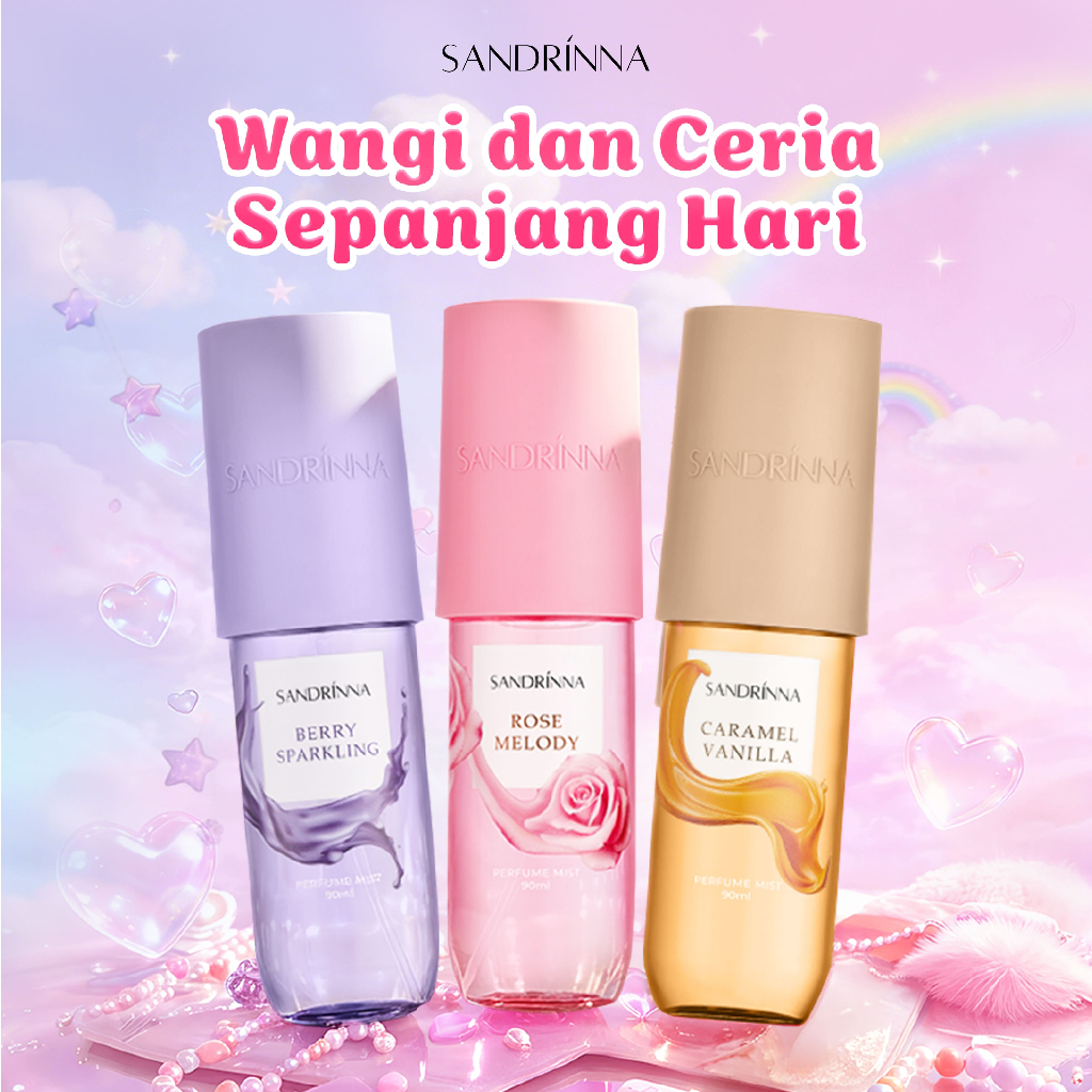 [BUNDLING 3] Sandrinna Berry Sparkling + Rose Melody + Caramel Vanilla + Cherry Fairy + Blooming Lov