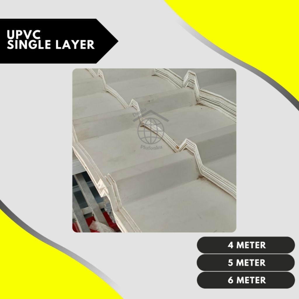 Atap UPVC Single Layer / Atap Kanopi
