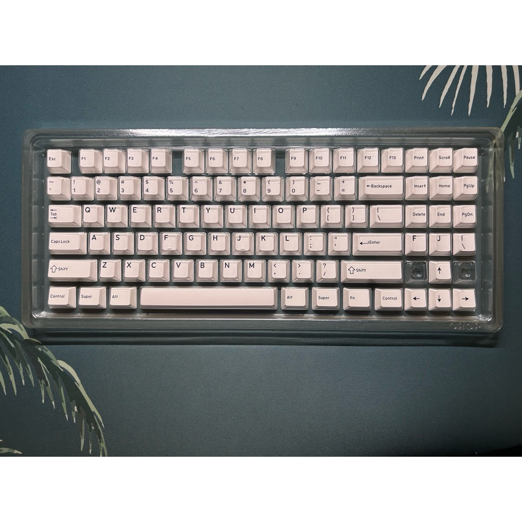 Keycaps DROP DCX BOW black on white