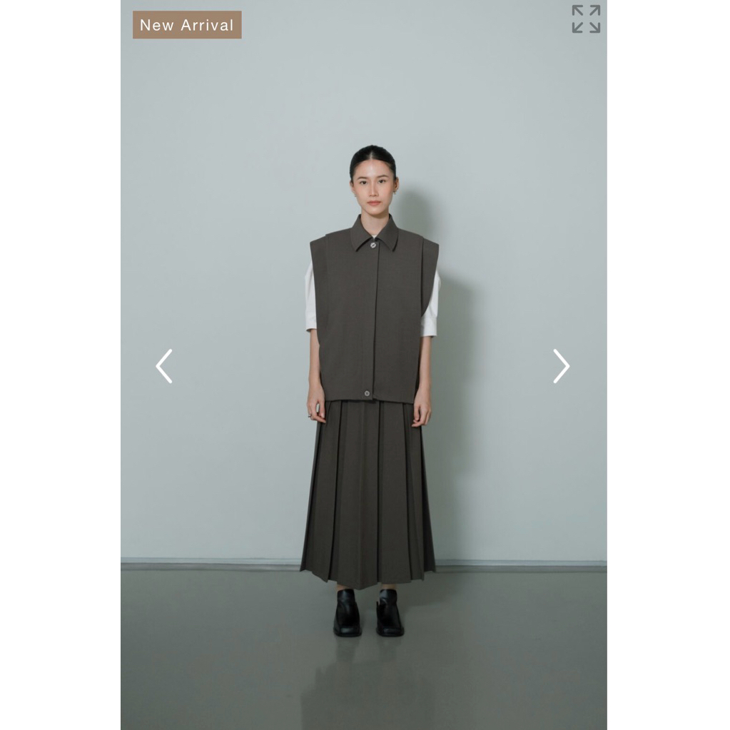 JEDDA Dae Layered Vest Fume L