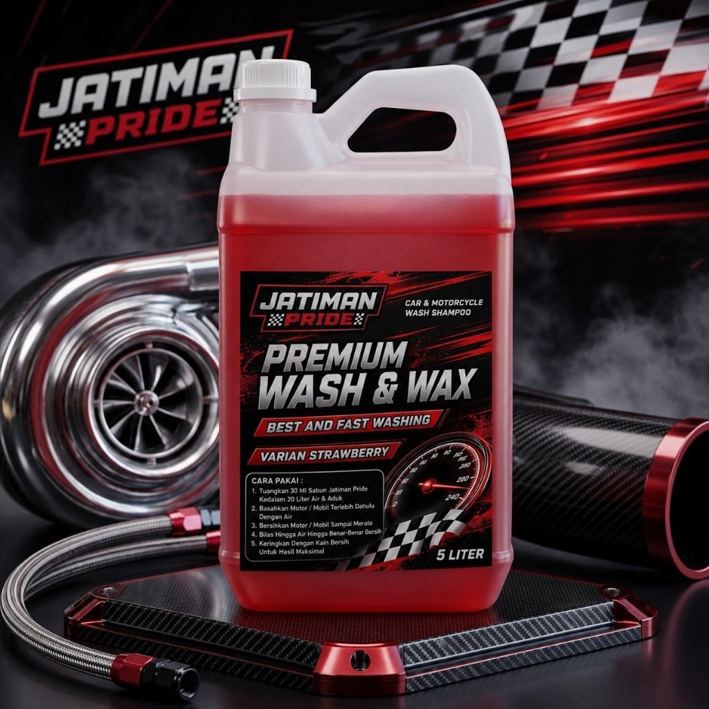 Jatiman Pride Sabun Cuci Motor Mobil Busa 5 Liter Shampo Kendaraan 4 Varian