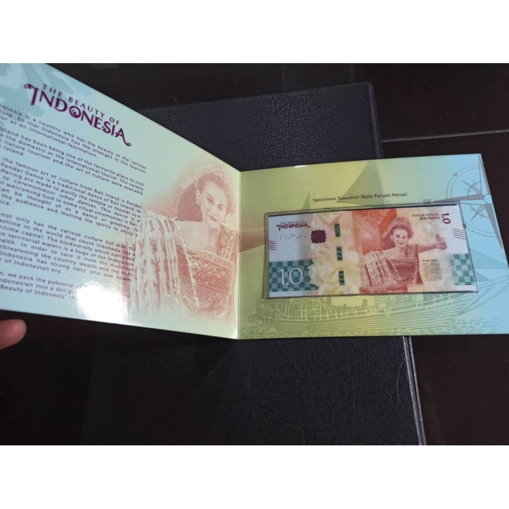 1 SET UANG KERTAS House Note Peruri 1.0 + Folder Eksklusif HOLO UNGU