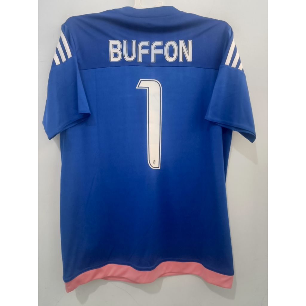 jersey baju bola Jupe biru kiper buffon sport casual