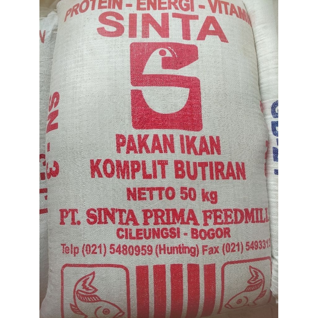 Pakan Ikan Sinta SN3 Tenggelam 50kg