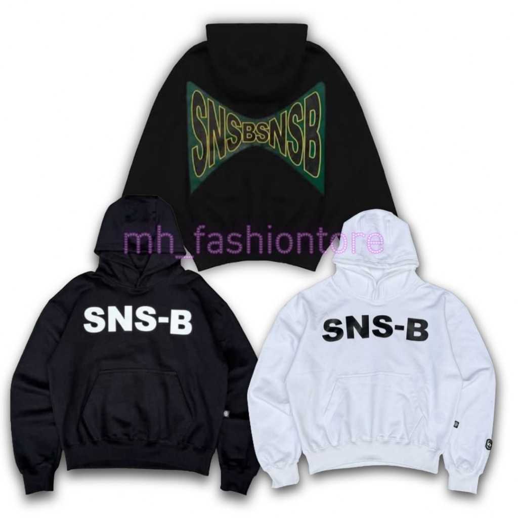 Hoodie Boxy Unisex SNSB V2 | SNSB STROM GOBLIN | SNSB BASIC BLACK & WHITE | HOODIE BOXY KALCER TERBA