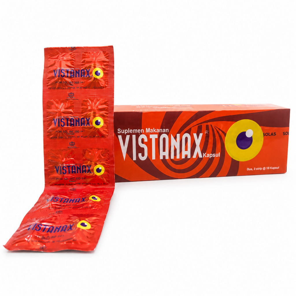 Vistanax Box 30's Kapsul Solas - Vitamin Mata