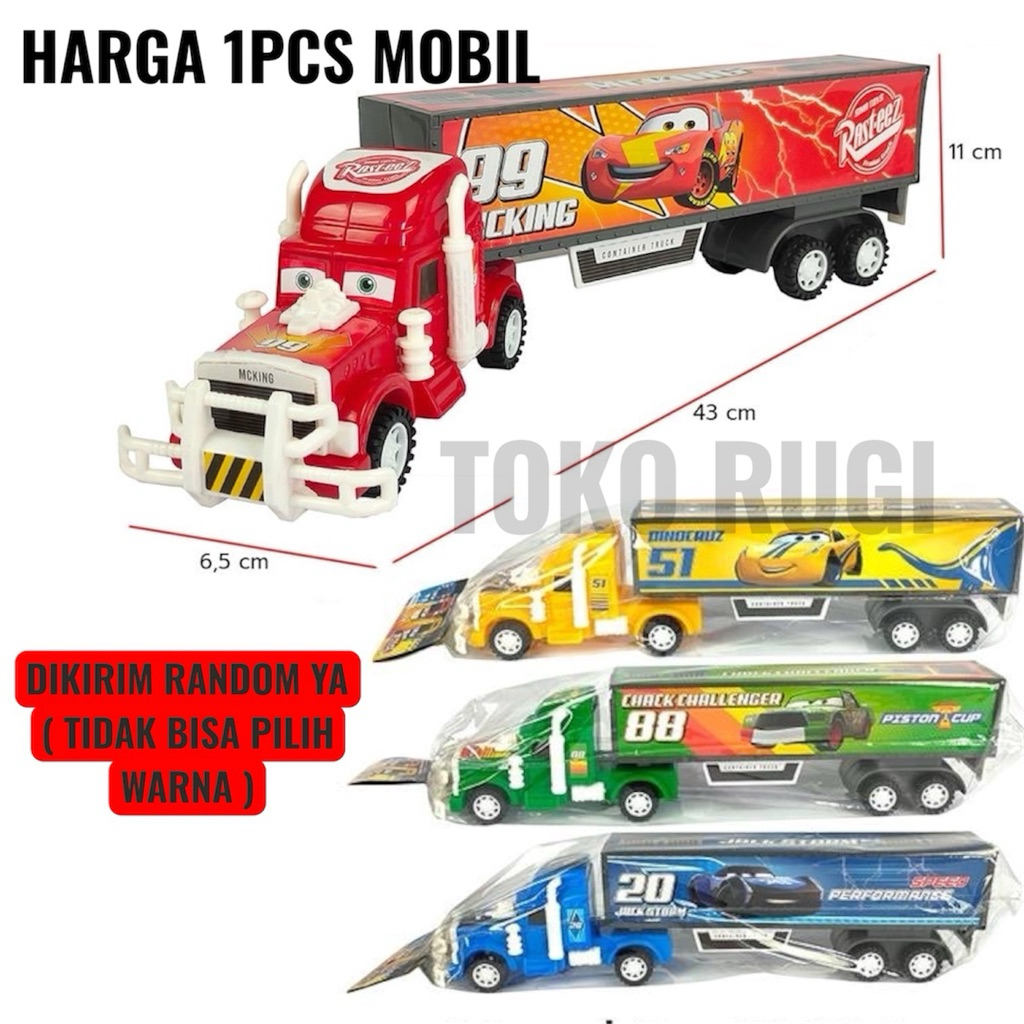 Mobil Truck Trailer terbaru Mainan Anak Mobil Tronton Mainan anak laki-laki mainan mobil murah