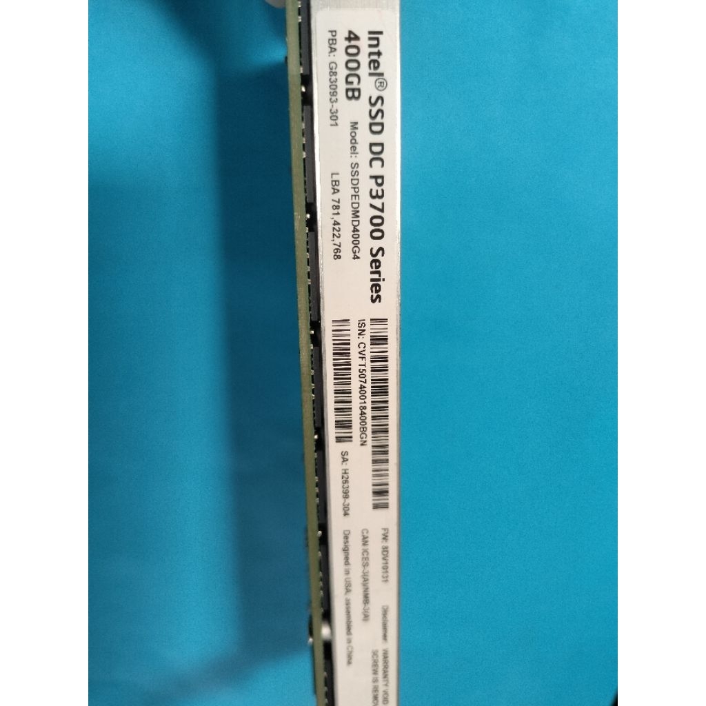 Intel SSD DC P3700 Series 400GB PCIe NVMe Enterprise