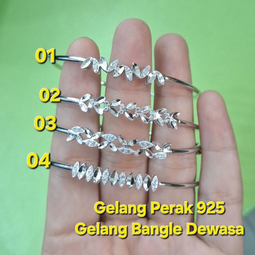 Gelang Perak 925 Gelang Bangle Wanita