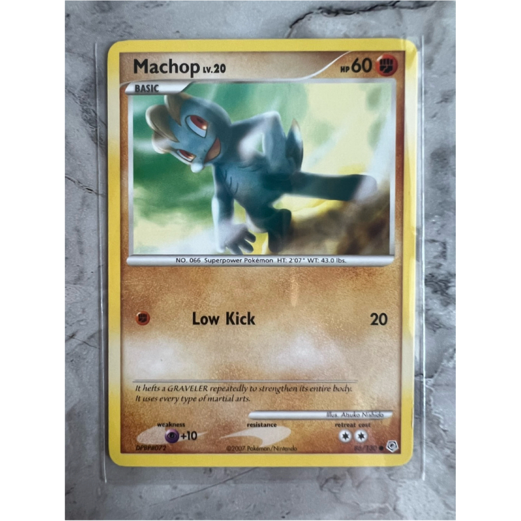 Pokemon TCG Machop Vintage 86/130 Diamond & Pearl