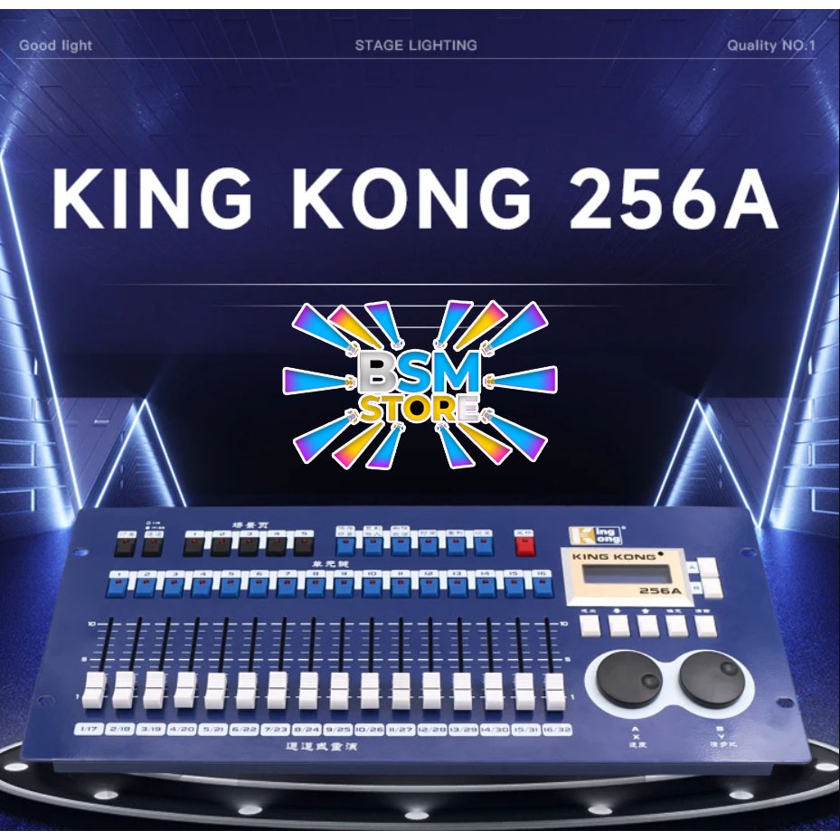 Mixer kingkong 256a Dmx kingkong 256 plus hardcase