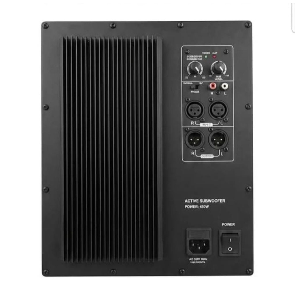POWER KIT MESIN SPEAKER SUBWOOFER UNTUK 15 DAN 18 INCH 1200 WATT HT500 25x30 CM